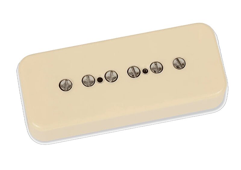 Seymour Duncan P90 Silencer™ Cream Soapbar Noiseless Neck/Sap Manyetiği - 1