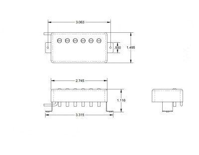 Seymour Duncan SH-1n '59 Gold Neck Manyetik - Thumbnail