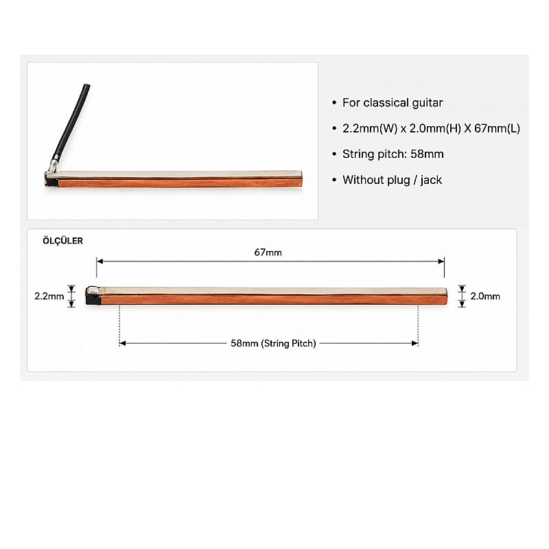 Shadow SH1130 Klasik Gitar Piezo Alt Eşik Manyetiği - 2
