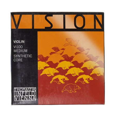 Thomastik - Thomastik Infeld Vision VI100 Medium, 4/4 Keman İçin Tel Seti