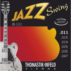 Thomastik JS111 Tıraşlı Jazz Swing Elektro Gitar Teli (11-47) - 1