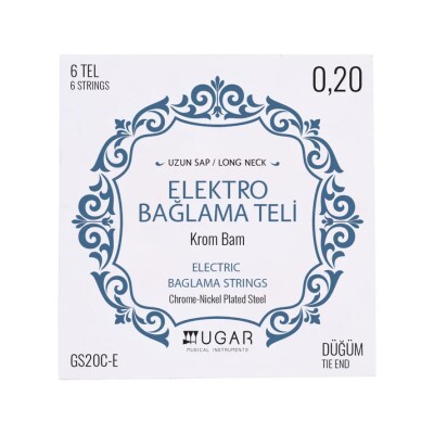 Ugar (0.20) Uzun Sap Elektro Bağlama Tel Seti - Ugar
