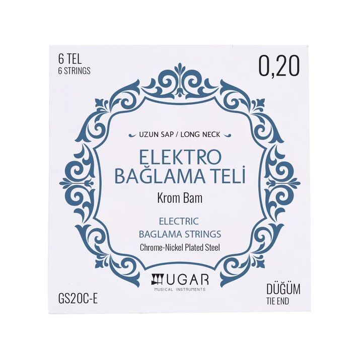 Ugar (0.20) Uzun Sap Elektro Bağlama Tel Seti - 1