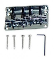 Valencia BBR2-CR 4 Telli Bas Gitar Köprüsü Krom (86 X 48) - Valencia