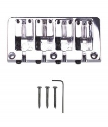 Valencia BBR4-CR 4 Telli Bas Gitar Köprüsü Krom (93.5 X 45.5)