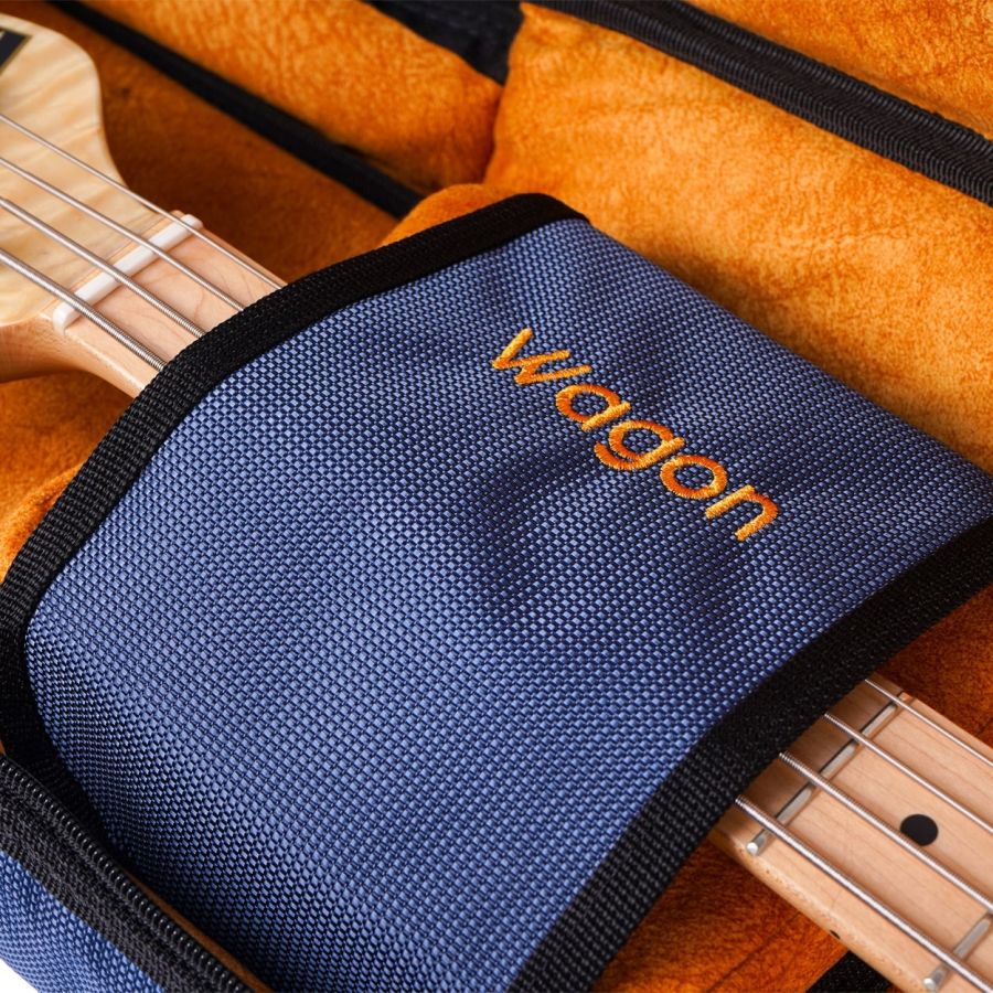 Wagon 05 Serisi Yeni Versiyon Mavi Kalın Bas Gitar Taşıma Çantası - 4