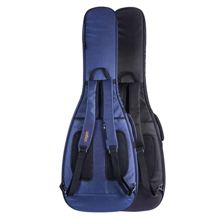 Wagon 05 Serisi Yeni Versiyon Mavi Kalın Bas Gitar Taşıma Çantası - 3