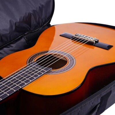Wagon 01 Serisi 3/4 Klasik Gitar Siyah Taşıma Çantası - 2