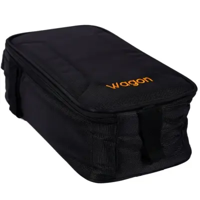 Wagon 05 Serisi Siyah Küçük Pedalboard Çantası - 5