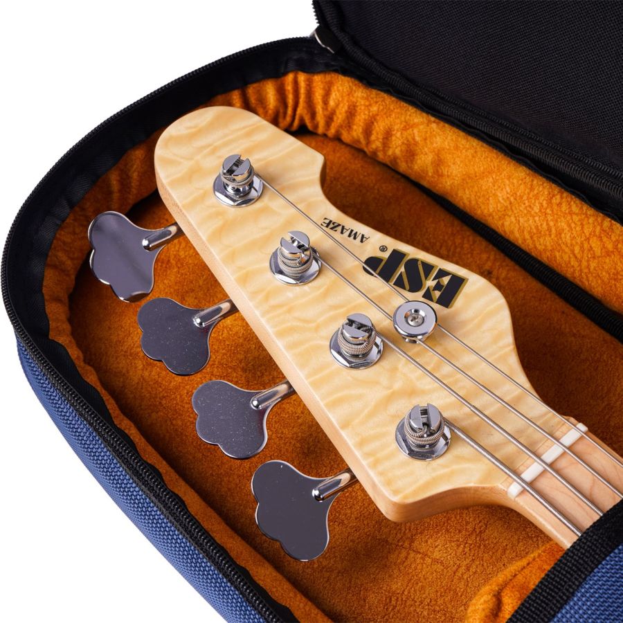 Wagon 05 Serisi Yeni Versiyon Mavi Kalın Bas Gitar Taşıma Çantası - 8