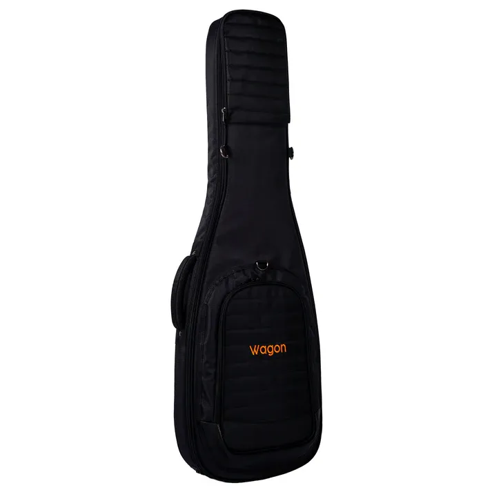 Wagon 05 Serisi Siyah Elektro Gitar Kalın Taşıma Çantası-Gigbag - 1