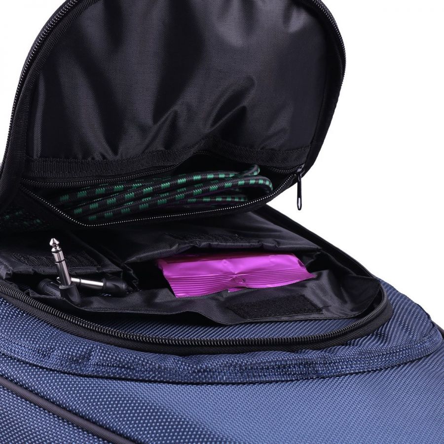 Wagon Elektro Gitar Kalın 05 Serisi Taşıma Çantası-Gigbag Lacivert - 5