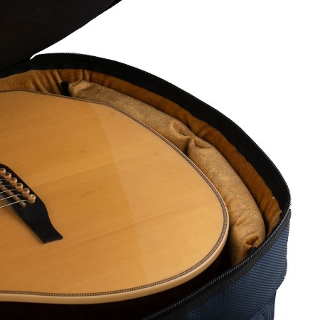 Wagon Kalın 05 Serisi Mavi Jazz Gitar Taşıma Çantası - 4