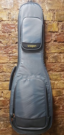 Wagon - Wagon İçi Pedli Kalın Gri Elektro Gitar Kılıfı-Eski Seri