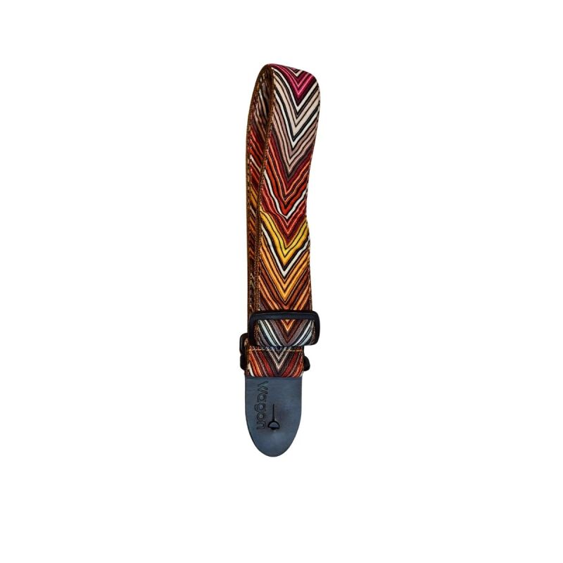Wagon Vintage Serisi Sunset Chevron Gitar Askısı - 2