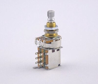 WD B250K 8mm Push Push Pririnçli Shaft Gitar Potans - WD