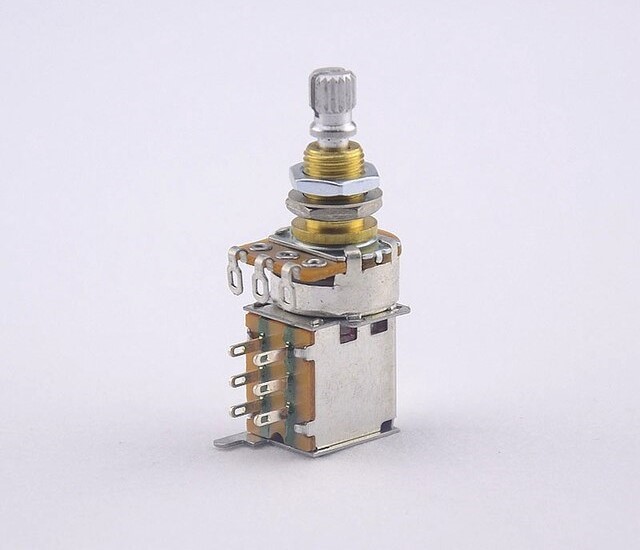 WD B500K 8mm Push Push Pririnçli Shaft Gitar Potans - 1