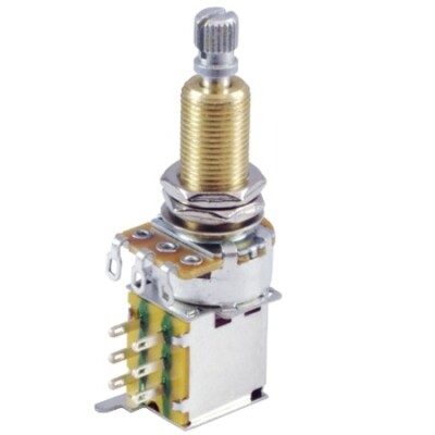 WD B500K 9.4mm Geniş Shaft Pushpush Gitar Potans - 4